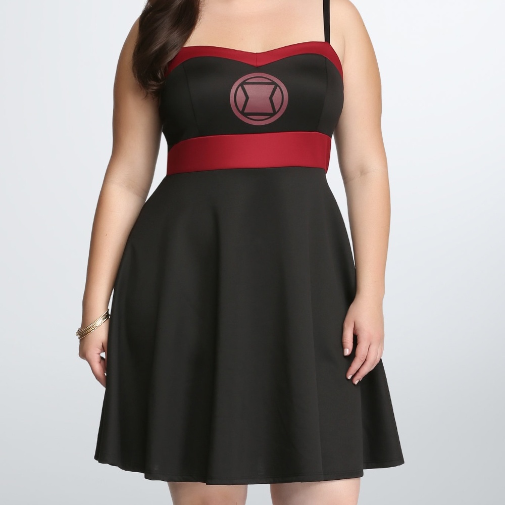 Marvel By Her Universe Black Widow Skater Dress